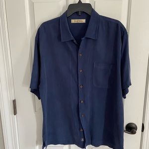 Men’s Tommy Bahama shirt sleevesd silk shirt
